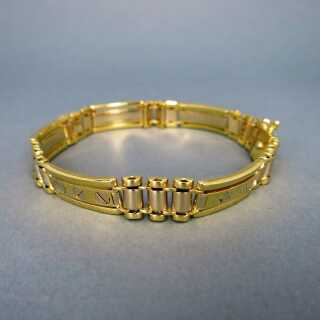 Elegancka meska bransoletka zloto 750 18 karatowe