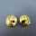 Damen Ohrclips in 585/- Gelbgold mit schönen großen Mabé-Perlen