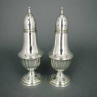 Salt and pepper shaker sterling silver Mueck-Cary Co Inc New York USA