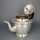 Antique Art Deco sterling silver tea pot W. Greenwood & Sons Birmingham 1929