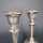 Edwardian pair of silver candlesticks Blanckensee & Sons Chester 1919