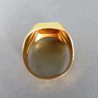 Schöner großer Siegel Ring für Herren in 583/-Rot bzw. Rose Gold