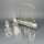 Antique victorian french cruet in silver and glass from Hotel du Louvre in Paris