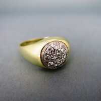 Prächtiger Damen Gold Ring mit großen hochwertigen...