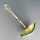 Beautiful Art Deco silver and gold ladle by Christian F. Heise Denmark Copenhagen