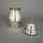 Antique Art Deco salt shaker in silver by Christian F. Heise Denmark