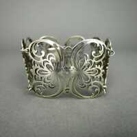Florales Damen Armband Art Deco in 835/-Silber reich...