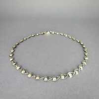 Elegant handmade Art Deco silver collier necklace from...