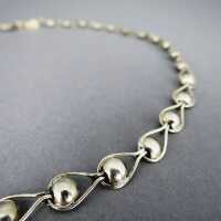 Elegant handmade Art Deco silver collier necklace from Germany