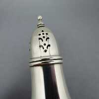 Big antique salt shaker in sterling silver Wallace & Sons USA Art Deco