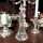 Elegant Art Deco carafe in crystal glass and 835 silver mounting Germany