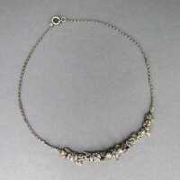Delicate Art Deco floral design collier necklace in...