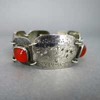 Modernist Bauhaus Damen Armband in 925/-Silber mit...