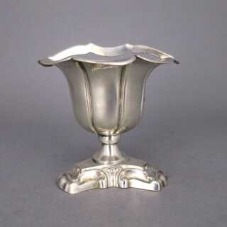 Antique ash tray for cigars in 12 lot 750 silver from Germany before 1886