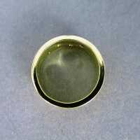 Beautiful 14 k gold band ring with 4 deep green tourmaline
