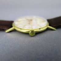 Luxus Herren Armband Uhr Breitling Classic Vintage 18 k Gelb Gold Handaufzug