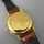 Luxus vintage Herrenarmbanduhr Aureole Chronograph Schweiz in 18 k Gold 