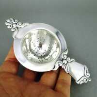 Antique Art Nouveau silver tea strainer Christian F....