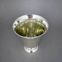 Antique Art Nouveau silver beaker cup Fritz Pirchert...