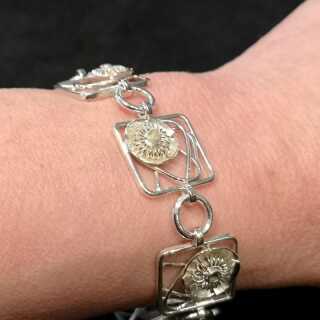Antikschmuck für Damen - Annodazumal Antikschmuck: Bauhaus Armband in Silber kaufen