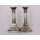 Antikes Tafelsilber - Annodazumal Antikschmuck: Paar versilberte Kerzenleuchter kaufen