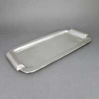 Rectangular elegant Art Deco silver tray by Wilkens with...