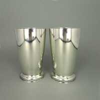 2 Art Deco silver wine goblets by Jako Grimminger...
