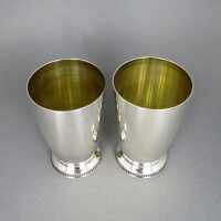 2 Art Deco silver wine goblets by Jako Grimminger...