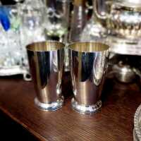 2 Art Deco silver wine goblets by Jako Grimminger Schwäbisch Gmünd Germany