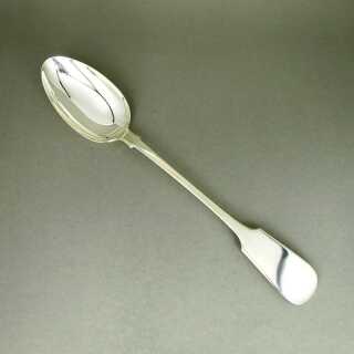 Huge antique serving spoon silver plated by Johna Round & Son Ltd Sheffield