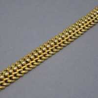 Prachtvoll geflochtenes Armband von UNOAERRE in 750/- Gold