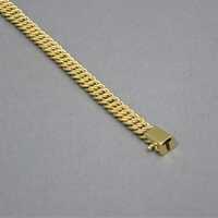 Magnificent gold necklace in braided design about 1970/80