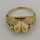 Precious Grandel Konvolut in 585 / -Gold consisting of pendant, brooch & ring