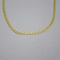 Elegant ladies necklace in the form of a massive armored chain in 18 ct gold