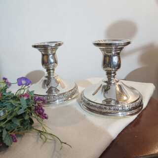 Kerzenleuchter Paar in Sterling Silber, International Silver Company
