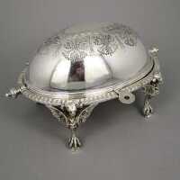 Delightful, small silver-plated buffet tureen from the...