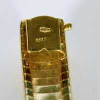 Prächtiges Armband in dreifarbigem 750/- Gold um 1970