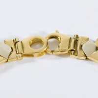Elegant ladies bracelet in solid 18 k 750 gold Italy around 1975