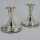 Pair of timelessly elegant chandeliers made in sterling silver 925 / -