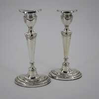 Elegant pair of candlesticks by I.M. Hutchfield,...