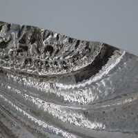Ausgefallene handgefertigte Muschelschale in 800/- Silber aus Italien 