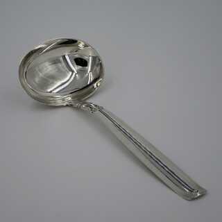 Extravagant soup ladle in 830 / silver by W & SS Sorensen from Denmark