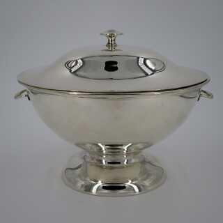 Large, silvered soup tureen from Mappin & Webb in Sheffield