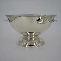 Large, silvered soup tureen from Mappin & Webb in...
