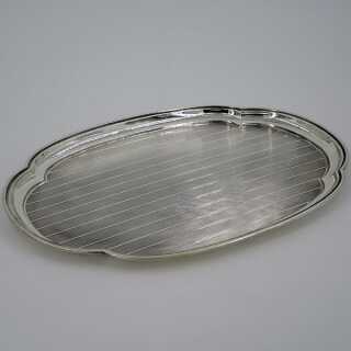 Oval Art Deco Tray in sterling silver 925 / - from 1924