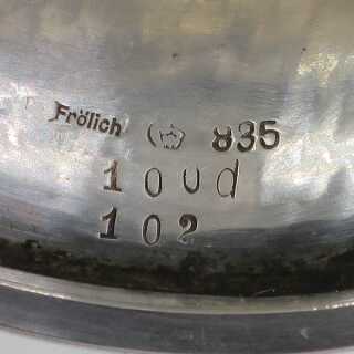 Weinpokale in 835/-Silber, innen vergoldet, € 950,00