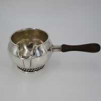 Antique butter pan in silver by Jakob Grimminger