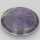 Art Nouveau powder box in silver with guilloche enamel in purple tones