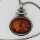 Beautiful amber pendant with inheritance chain from Perli around 1940