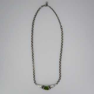 Rare necklace from the Perli company with Peridot around 1970